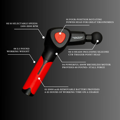 Muscle Liberator 3™ Therapeutic Percussion Tool