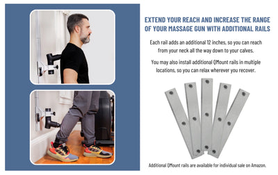 QMount Wall Mount for Massage Guns