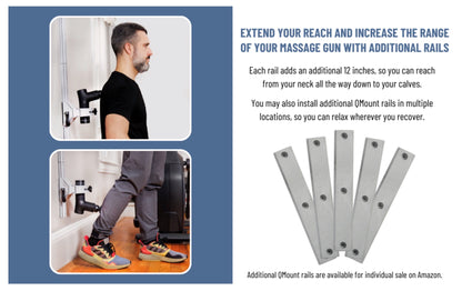 QMount Wall Mount for Massage Guns
