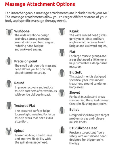 Muscle Liberator 3™ Therapeutic Percussion Tool